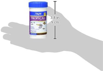 API TROPICAL MINI PELLETS Mini Sinking Pellets Fish Food 1.7-Ounce Container API
