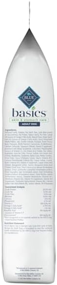 Blue Buffalo Basics Grain-Free Dry Dog Food for Adult Dogs, Limited Ingredient Diet, Lamb Recipe, 22-lb. Bag - PAWPICO