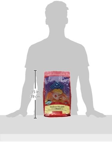 Blue Buffalo Tastefuls Adult Dry Cat Food Indoor Cat Formula, Made in the USA with Natural Ingredients, Salmon Recipe, 7-lb. Bag - PAWPICO