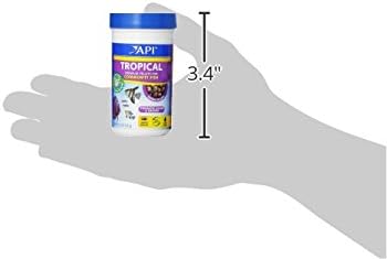 API TROPICAL PELLETS Sinking Pellets Fish Food 1.6-Ounce Container API