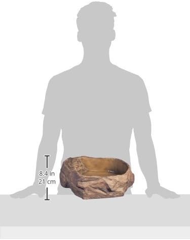 Exo Terra Water Dish, Water Bowl for Reptiles, X-Large, Flavorless, 1 pounds ExoTerra