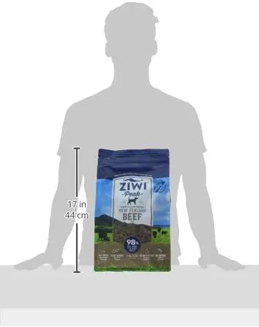 ZIWI Peak Air-Dried Dog Food – Beef - All Natural, High Protein, Grain Free, Limited Ingredient w/ Superfoods (88oz) - PAWPICO