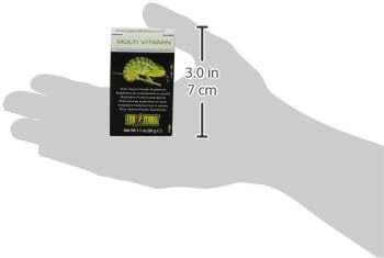 Exo Terra Multi Vitamin Powder Supplement for Reptiles & Amphibians - Balanced Blend of Vitamins, Minerals, Amino Acids & Trace Elements - Supports Growth, Reproduction & Vital Functions 1.1 oz ExoTerra