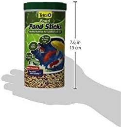 Tetra Pond Sticks, Koi Fish & Goldfish Food, Soft Sticks, Easy to Digest Floating Pond Fish Food, 3.53 ounces Tetra