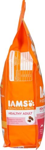 IAMS Proactive Health Adult Healthy Dry Cat Food with Salmon, 3.5 lb. Bag - PAWPICO
