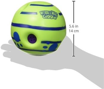 Wobble Wag Giggle Ball, Interactive Dog Toy, Fun Giggle Sounds When Rolled or Shaken, Pets Know Best, As Seen On TV - PAWPICO