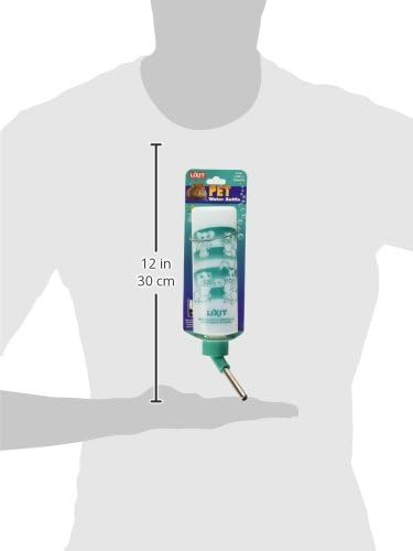 Lixit Weather Resistant Cage Water Bottles for Rabbits, Ferrets, Guinea Pigs Hamsters and Other Small Animals. (8-Ounce) Lixit