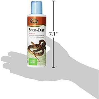 Zilla Reptile Health Supplies Shed-Ease Bath, 8-Ounce Bottles (3 Pack) Zilla