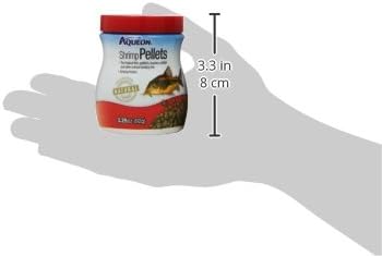 Aqueon Shrimp Pellets Sinking Food for Tropical Fish, Goldfish, Loaches, Catfish and Other Bottom Feeding Fish, 3.25 oz (Pack of 2) Aqueon