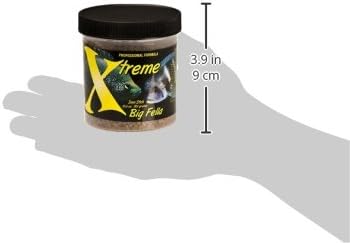 Xtreme Big Fella 3.0mm Pellets: Professional Nutrition for Medium to Large Cichlid/Community Fish - Boost Immune & Digestive Health, Color & Energy, Max Protein Fish Food – USA Farm Grown (9oz) XtremeAquaticFoods