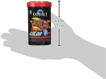 Cobalt Aquatics Color Enhancing Flakes with Probiotics 1.2 oz - Ideal for All Tropical Fish - Enhances Health & Vibrant Colors - Perfect for Fish Aquariums COBALTAQUATICS