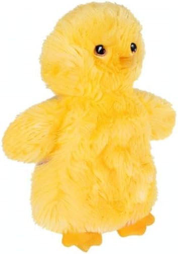 Best Pet Supplies Chicken Crinkle Plush Dog Toys for Interactive Play, Puppy and Senior Indoor Play, Colorful Chicken Toy Shape, Cute and Cuddly - Crinkle Chicken (Yellow) - PAWPICO