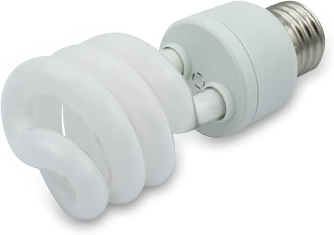 lumenivo 15 Watt UVB Reptile Light 5.0 15W Spiral Reptile Heat Terrarium Light Bulbs for Turtles, Gecko, Tortoise, Snake, Lizard, Chameleons, and Insects - 120V - 1 Pack Lumenivo
