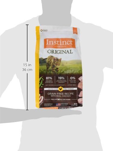 Instinct Original Grain Free Recipe with Real Chicken Natural Dry Cat Food, 5 lb. Bag - PAWPICO