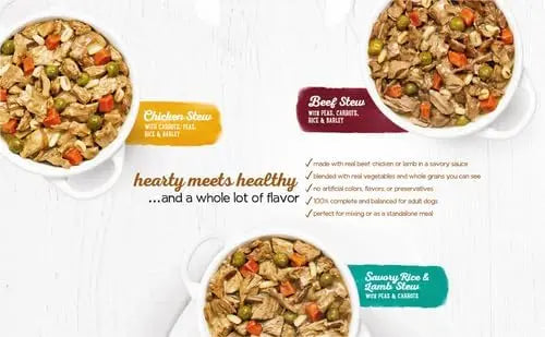 Beneful Purina Gravy Wet Dog Food Variety Pack, Prepared Meals Stew - (12) 10 oz. Tubs (Pack of 2) - PAWPICO