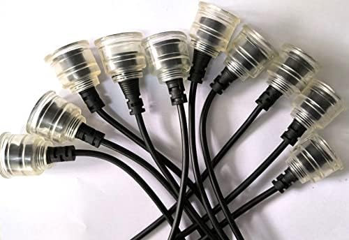 Marine Color 10 pcs T8 Waterproof Bulb LAMP Socket Base Holder Lighting Water Proof Aquarium Marine+Color