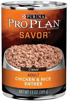 Purina Pro Plan Dog Food Chicken & Rice 13 Oz Can - PAWPICO