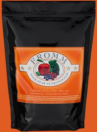 Fromm Four-Star Nutritionals Chicken A La Veg Dog Food - Premium Dry Dog Food - Chicken Recipe - 12 lb - PAWPICO
