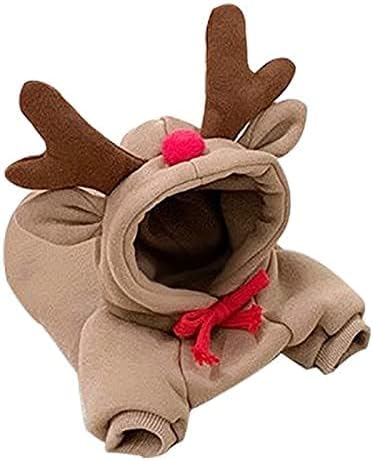 Warm Dog Winter Clothes Cute Fruit Dog Coat Hoodies Fleece Pet Dogs Costume Jacket for French Bulldog Chihuahua Ropa para Perro(Coffee,M) - PAWPICO