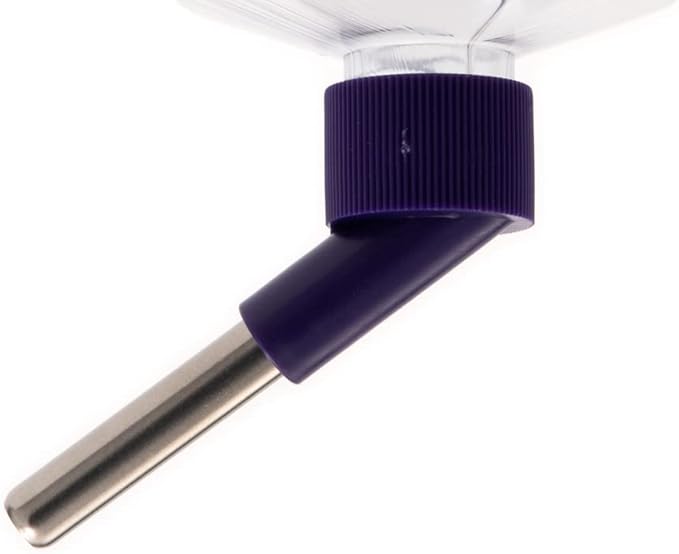 Lixit Standard Cage Water Bottles for Rabbits, Ferrets, Guinea Pigs, Hamsters, Rats, Mice and Other Small Animal's (32 Ounce, Clear Pack of 2) Lixit