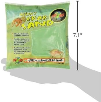 Zoo Med 24982 Hermit Crab, 2 lb, Sand Green ZooMed