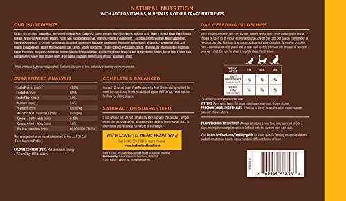 Instinct Original Grain Free Recipe with Real Chicken Natural Dry Cat Food, 11 lb. Bag - PAWPICO
