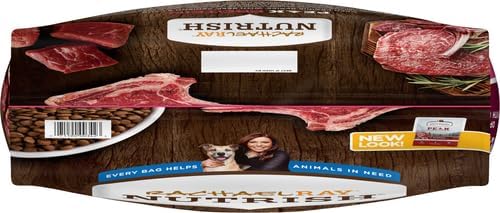 Rachael Ray Nutrish PEAK Natural Dry Dog Food, Open Prairie Recipe with Beef, Venison & Lamb, 23 Pounds, Grain Free (Packaging May Vary) - PAWPICO