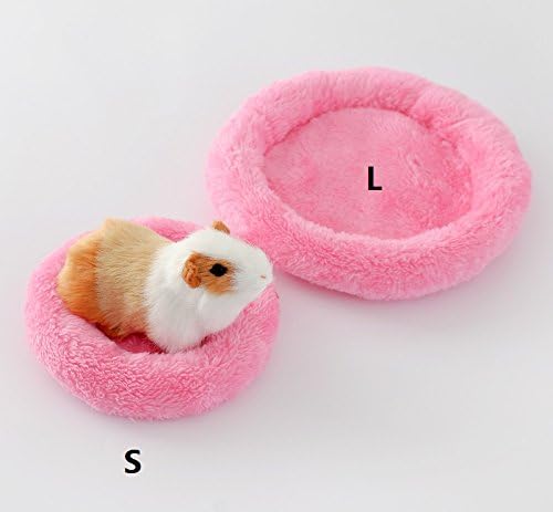 Hamster Bed Soft Warm Cushion for Small Animal - Comfortable Sleep Mat Pad for Guinea Pigs/Hedgehog/Squirrel/Mice/Rats/Chinchilla Nest House PAWPICO