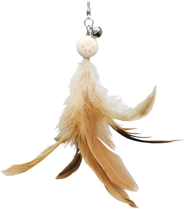 Interactive Play Set - Set of 5 Replacement Toys: Mouse, Duck, Feathers, Balls & Worm Heads - Engaging Cat Toys with Realistic Designs for Endless Fun - PAWPICO