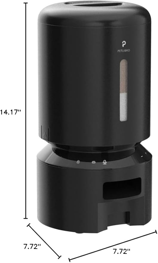 PETLIBRO Automatic Cat Feeder, Automatic Dog Feeder with Freshness Preservation, 5L Timed Cat Feeders for Dry Food, Up to 6 Meals Per Day, Granary Pet Feeder for Cats/Dogs - PAWPICO
