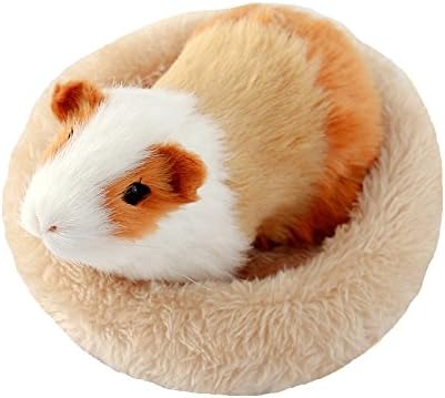 Hamster Bed Soft Warm Cushion for Small Animal - Comfortable Sleep Mat Pad for Guinea Pigs/Hedgehog/Squirrel/Mice/Rats/Chinchilla Nest House PAWPICO