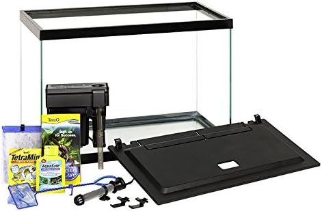 GloFish 20 Gallon Aquarium Kit with LED Lights, Decor Heater and Filter GloFish