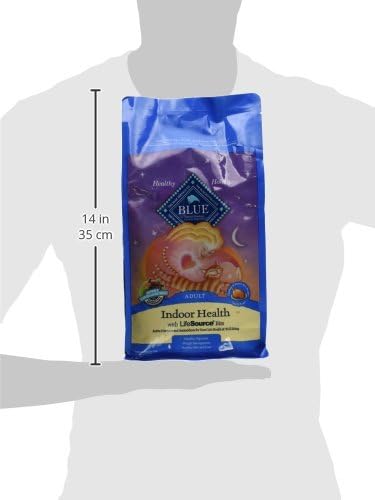 Blue Buffalo Tastefuls Adult Dry Cat Food Indoor Cat Formula, Made in the USA with Natural Ingredients, Chicken & Brown Rice Recipe, 3-lb. Bag - PAWPICO