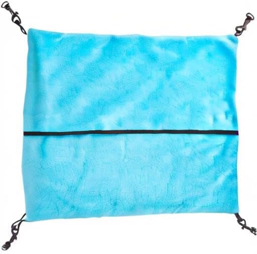 MidWest Homes for Pets Ferret Nation Large Hammock for Ferret Nation & Critter Nation Small Animal Cages | Measures 17L x 13W x 8H- inches,Purple/Teal MidWestHomesForPets