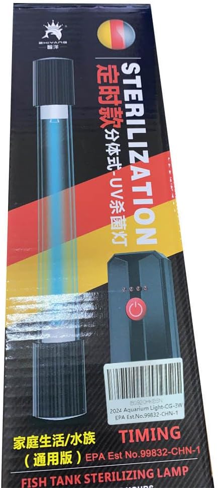 TAISHAN Aquarium Clean Light,13W & 11W & 9 W & 7 W & 5 W & 3 W Algae Removal Light with Timer,Aquarium Water Clean Green Clear Waterproof Clean Light for Fish Tank,Pond,Swimming Pool TAISHAN