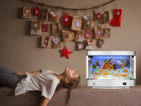 Lightahead Christmas Santa LED Decorative Motion Picture Lamp Virtual Aquarium Night Light Decoration Lightahead%C2%AE