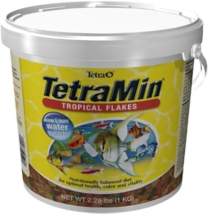 TetraMin Nutritionally Balanced Tropical Flake Food for Tropical Fish, 2.2 lbs Tetra
