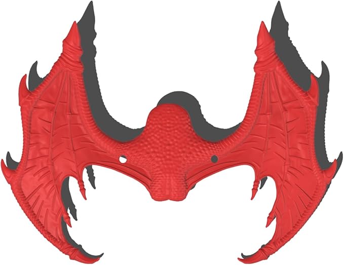 Bearded Dragon Leash and Harness Set Adjustable Design, Bearded Dragon Leash with Wings Silicone,Deal for Amphibians and Other Small Pet Animals (Red) Enrichoice