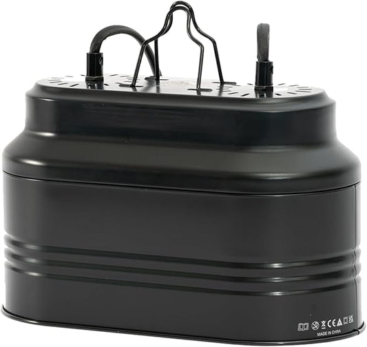 Dual Reptile Light Fixture with 2 On/Off Switches, Deep Dome Reptile Heat Lamp Fixture fit E26 Reptile Lamp, UVB Reptile Light Fixture Kit Perfect for Reptiles Amphibians Giangarden