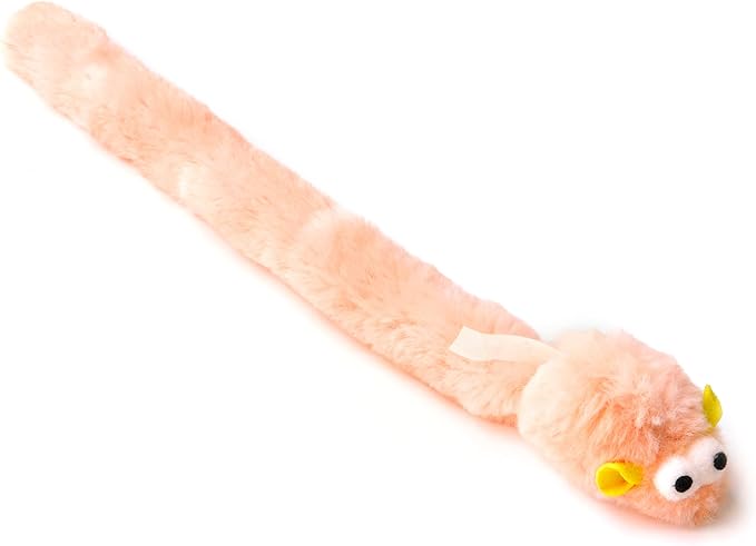 CHIWAVA 4 Packs 15 Inch Long Soft Plush Cat Toys Mice with Bell Rustle Sound Small Mouse Activity Interactive Toy - PAWPICO