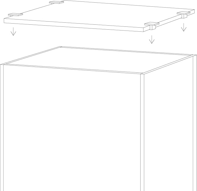 LANDEN 4mm Thick Clear Glass Aquarium Lid, Includes 4 Clips for Secure Placement, 282 x 225mm(11.1x8.86 inches) for 290-294 mm Inner Length Aquariums, Adapted to CB303030, ARF30 Landen