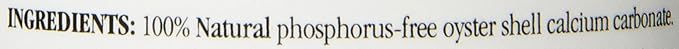 Rep-Cal 52298 Phosphorous-Free Calcium Powder Reptile/Amphibian Supplement Without Vitamin D3, 4.1 oz,white Rep-Cal