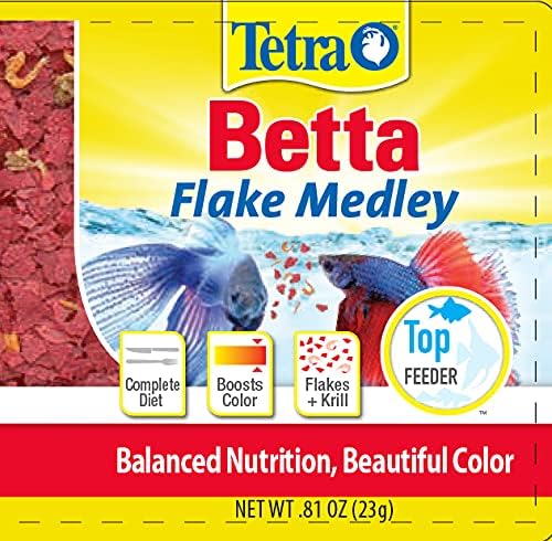 Tetra 16838 BettaMin Flakes, 0.81-Ounce,Blacks & Grays (Pack of 2) Tetra