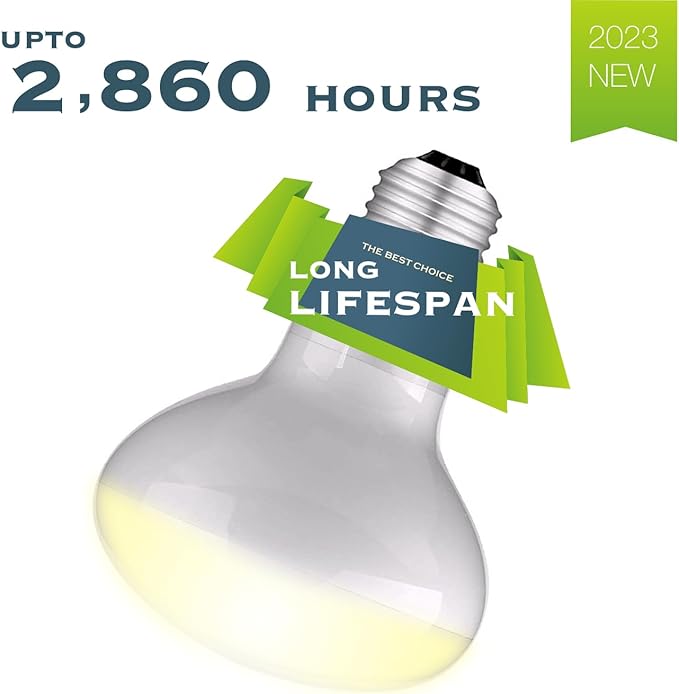 Reptile Heat Bulb Lamp, 150W 2-Pack Daylight Basking Spot, Bearded Dragon/Turtle/Lzard/Gecko Light Bulb, UVA Heat Lamp, Basking Light for Reptiles ReptiKing