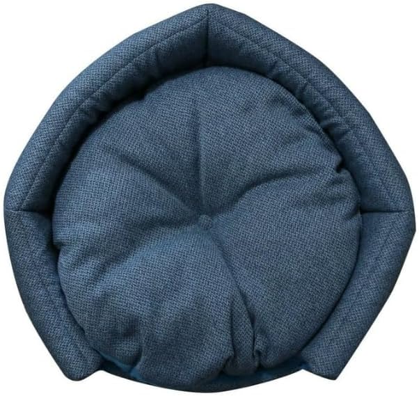Travel Cat Meowbile Indoor Cat House - 25x18x17 inches Premium Convertible and Durable Hideaway Cat Bed and Cave (Blue, Medium) - PAWPICO