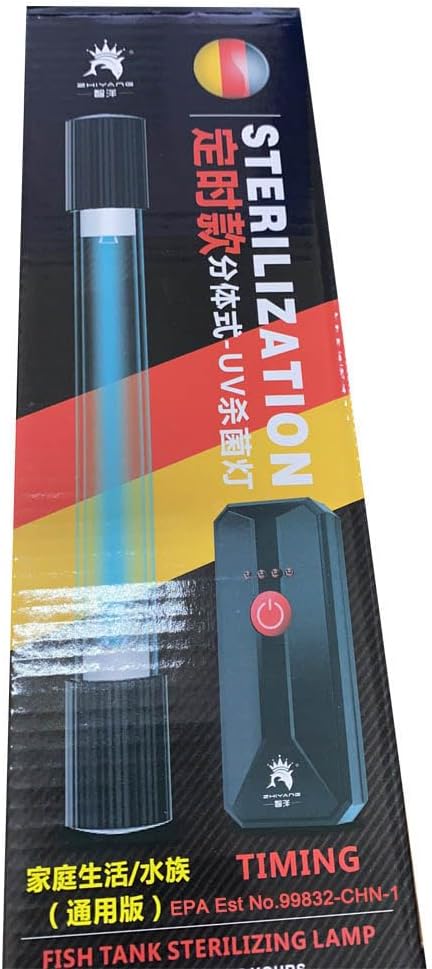 TAISHAN Aquarium Clean Light,3W Mini Algae Removal Light with Timer,Aquarium Water Clean Green Clear Waterproof Clean Light for Fish Tank,Pond,Swimming Pool TAISHAN