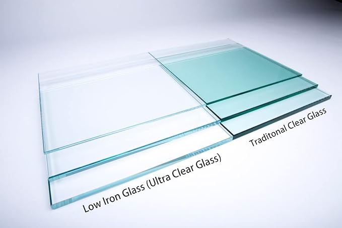 12 Gallon Saltwater Aquarium U-Shaped Low Iron Ultra Clear Glass Aquarium Saltwater Fish Tank Reef Tank with Lid and Pad, Protein Skimmer, LED Light and Pump (Black, Premium All-in-One Kits) GankPike