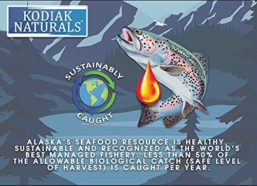 32 oz Wild Alaskan Salmon Oil Formula - Balanced Blend of Pure Fish Oils, with EPA and DHA from Wild-Caught Fish, Support for Skin & Coat, Immune & Heart Health, and Joints KODIAKNATURALSSALMONOIL
