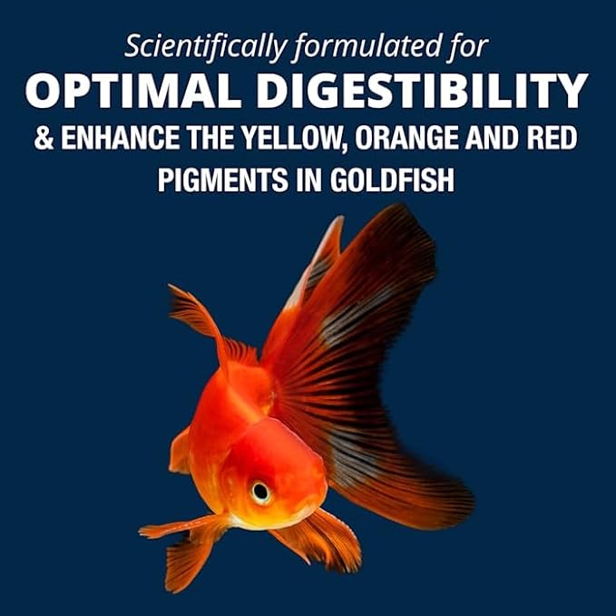 Tetra Goldfish Worm Shaped Bites Fish Food, 2.46 Oz., Complete Food for All Goldfish Tetra
