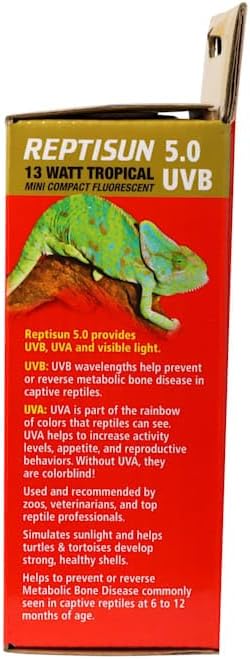 Zoo Med ReptiSun 5.0 Mini Compact Fluorescent Lamp 13 Watts ZooMed